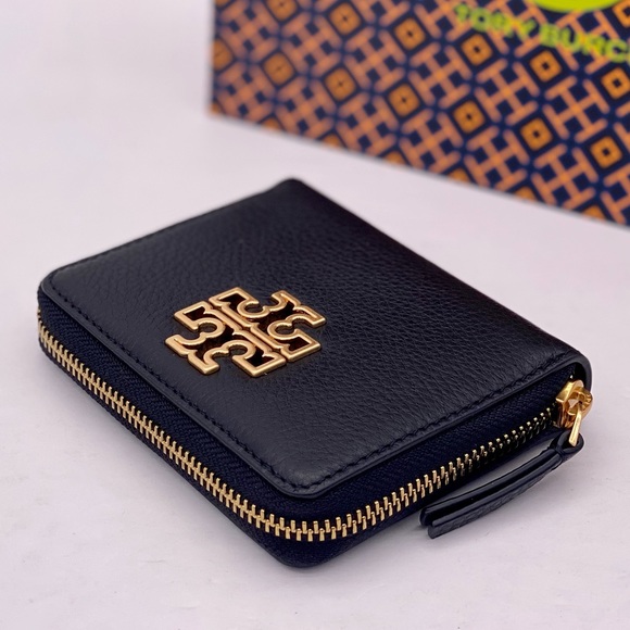 Tory Burch Britten Medium Wallet Black - Picture 4 of 9